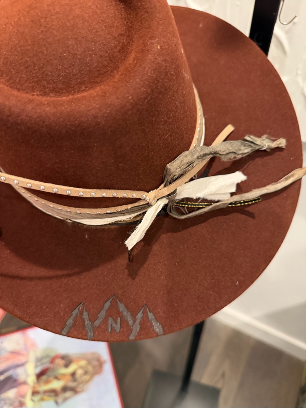 Brown/Copper rabbit kemo sabe Western Hat with Decorative Band
